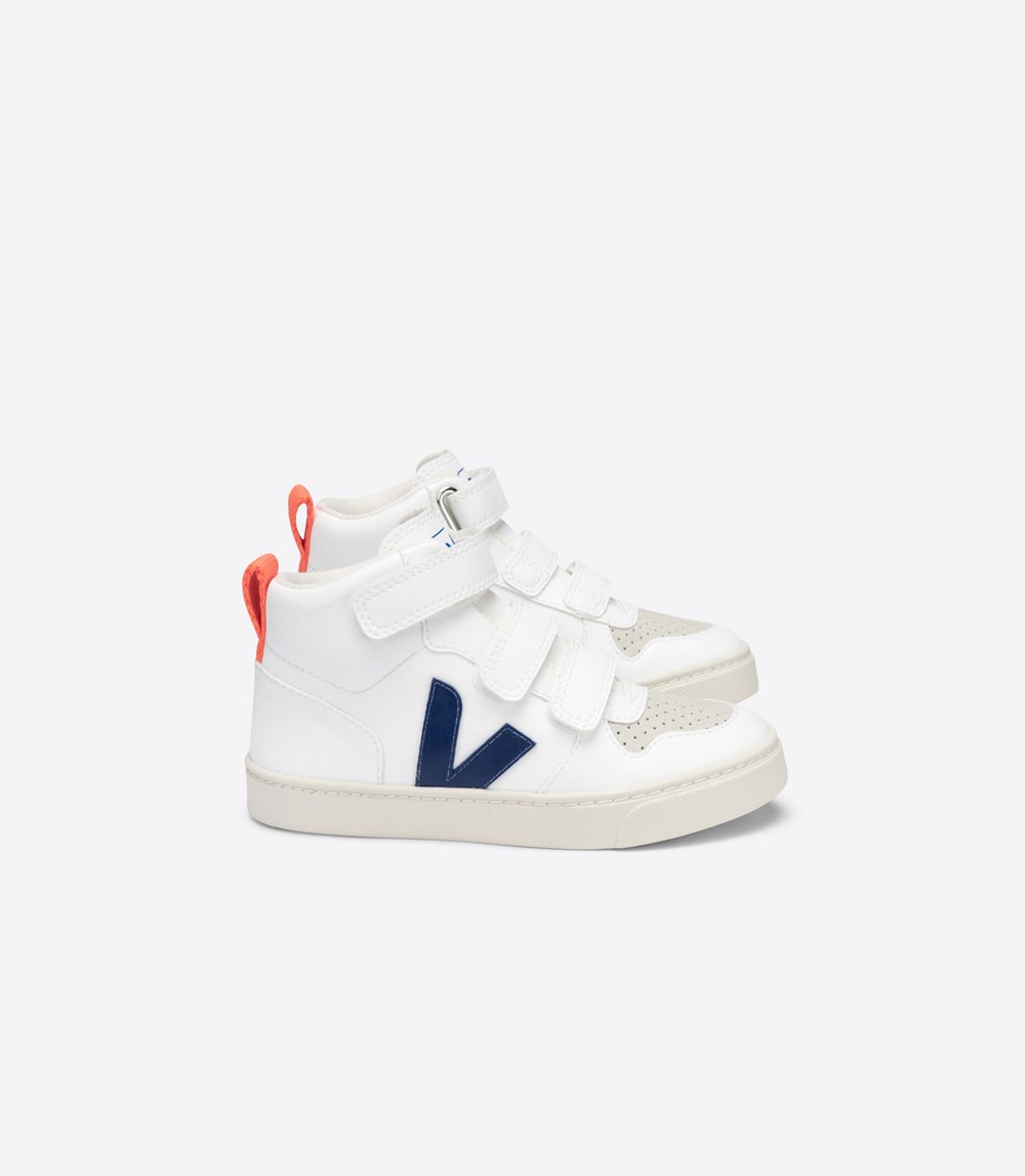 Veja Sneakers Kids - V-10 Mid Cwl - White - 9561ITLHF